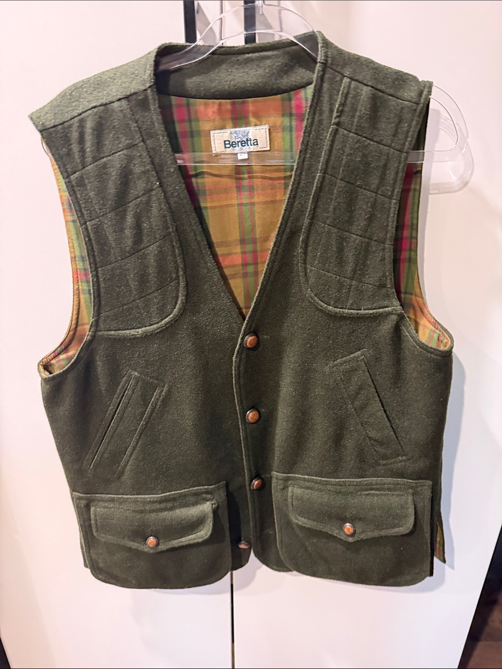 Men's Beretta Hunting Vest. Moessmer Original Tiroler Loden.